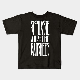 Siouxsie and the Banshees Logo Shirt Kids T-Shirt